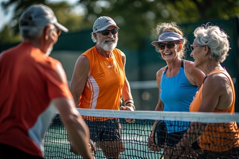 Associate with peers, share your love of pickleball, and make lifelong friendships. Find a player near you.  Look for instruction.  Locate a USSP Ambassador that can help. Let's 